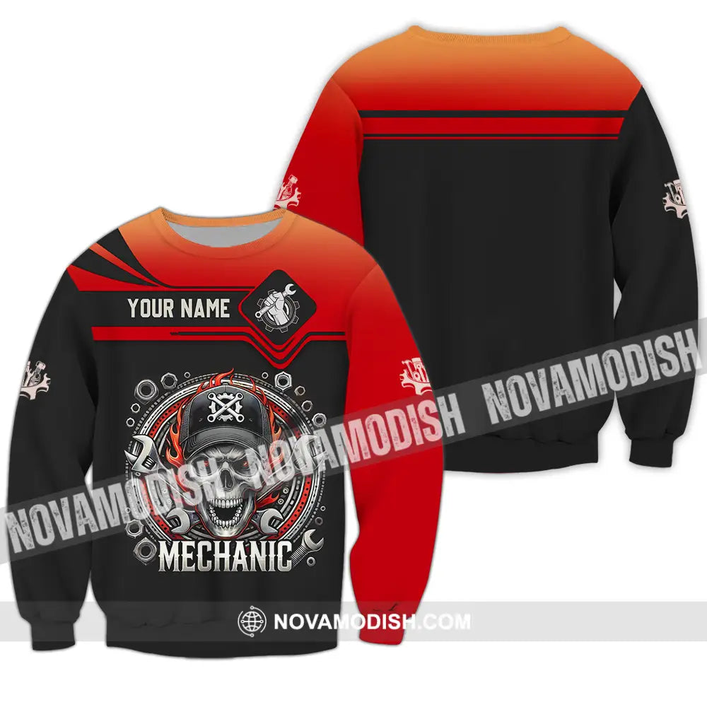 Unisex Shirt - Custom Mechanic Shirt Long Sleeve / S T-shirt