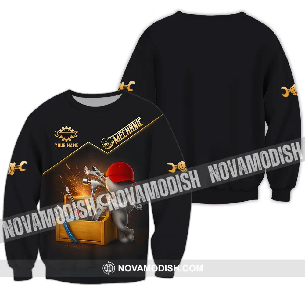 Unisex Shirt - Custom Mechanic Shirt Long Sleeve / S T-shirt