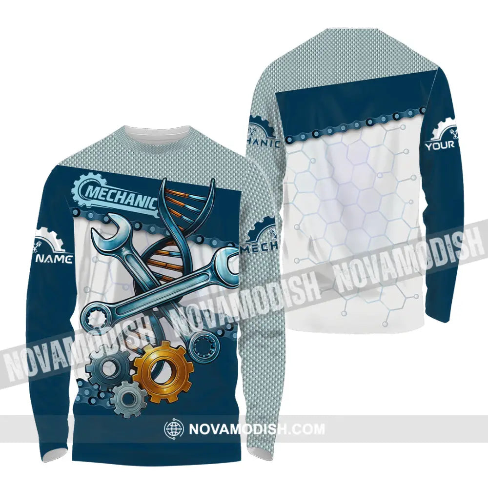 Unisex Shirt - Custom Mechanic Shirt - Long Sleeve Shirt / S - T-shirt