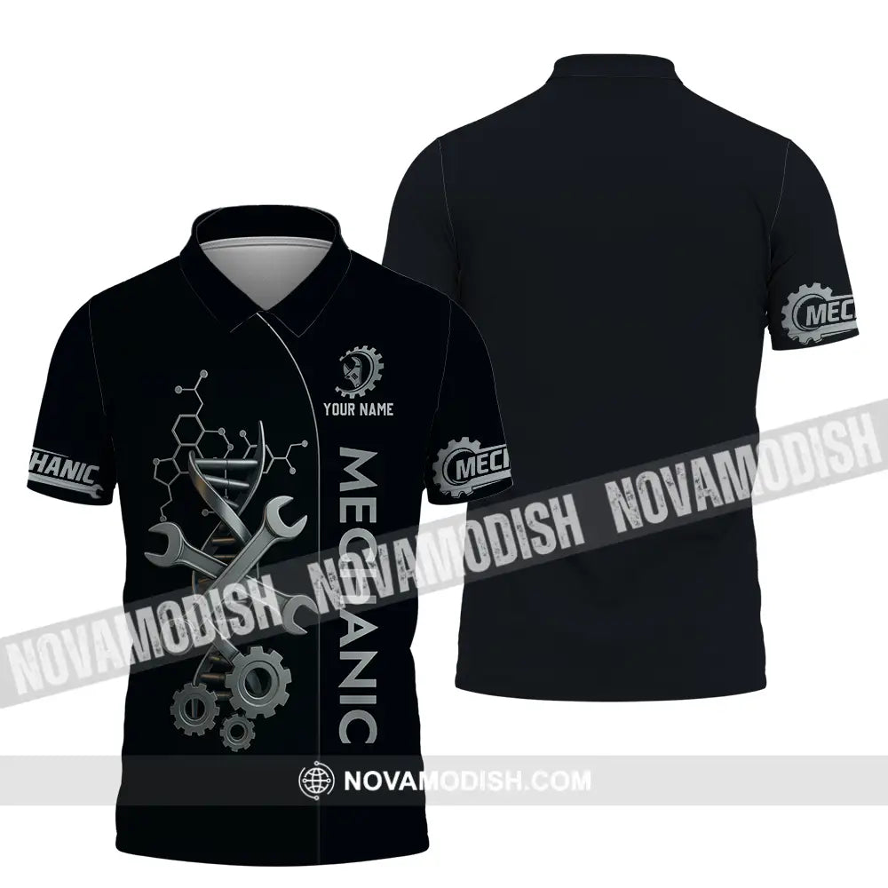 Unisex Shirt - Custom Mechanic Shirt Polo Shirt / S T-shirt