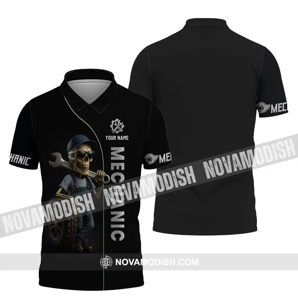 Unisex Shirt - Custom Mechanic Shirt Polo Shirt / S T-shirt