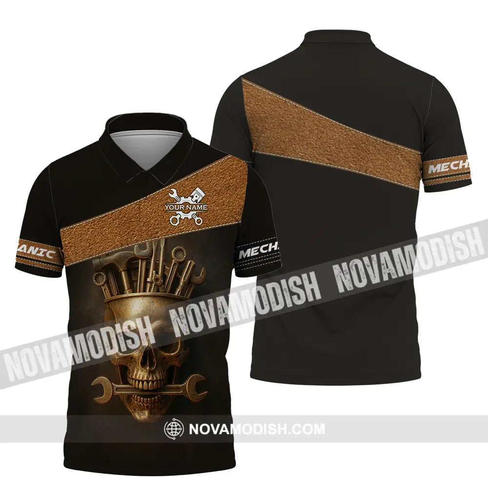 Unisex Shirt - Custom Mechanic Shirt Polo Shirt / S T-shirt