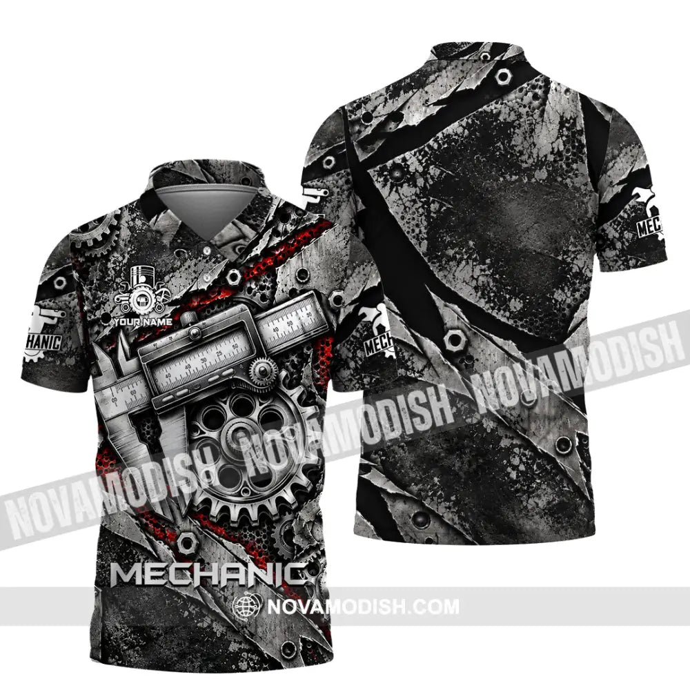 Unisex Shirt - Custom Mechanic Shirt - Polo Shirt / S - T-shirt