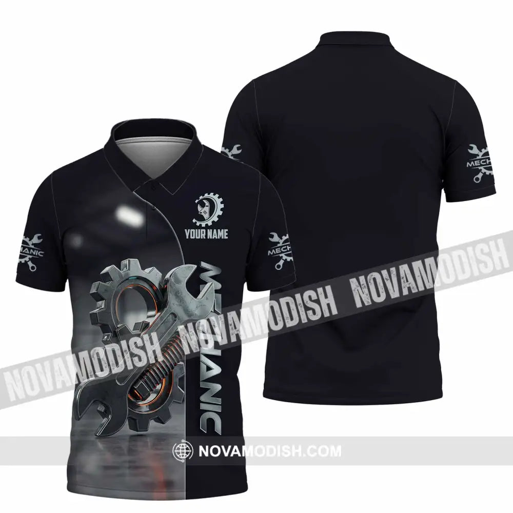 Unisex Shirt - Custom Mechanic Shirt Polo Shirt / S T-shirt