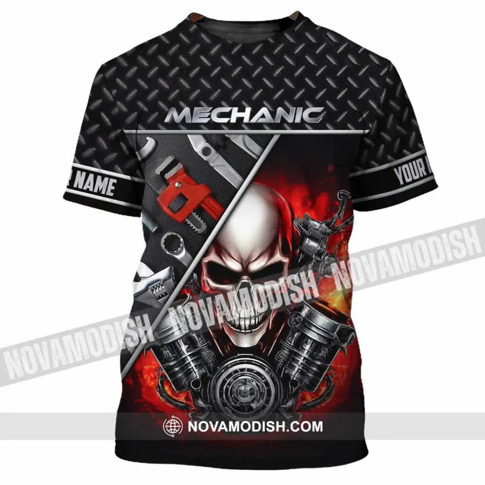 Unisex Shirt - Custom Mechanic Shirt T-Shirt / S T-shirt
