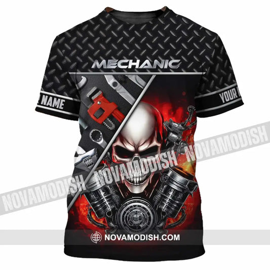 Unisex Shirt - Custom Mechanic Shirt T-Shirt / S T-shirt