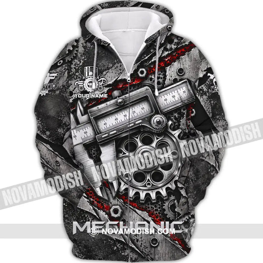 Unisex Shirt - Custom Mechanic Shirt - Zipper Hoodie / S - T-shirt