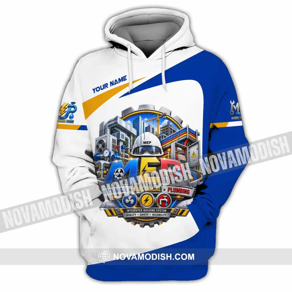 Unisex Shirt - Custom Mechanical Electrical Plumbing Shirt - Hoodie / S - T-shirt