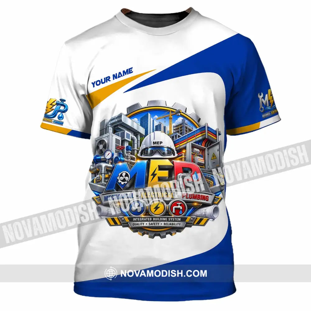 Unisex Shirt - Custom Mechanical Electrical Plumbing Shirt - T-Shirt / S - T-shirt