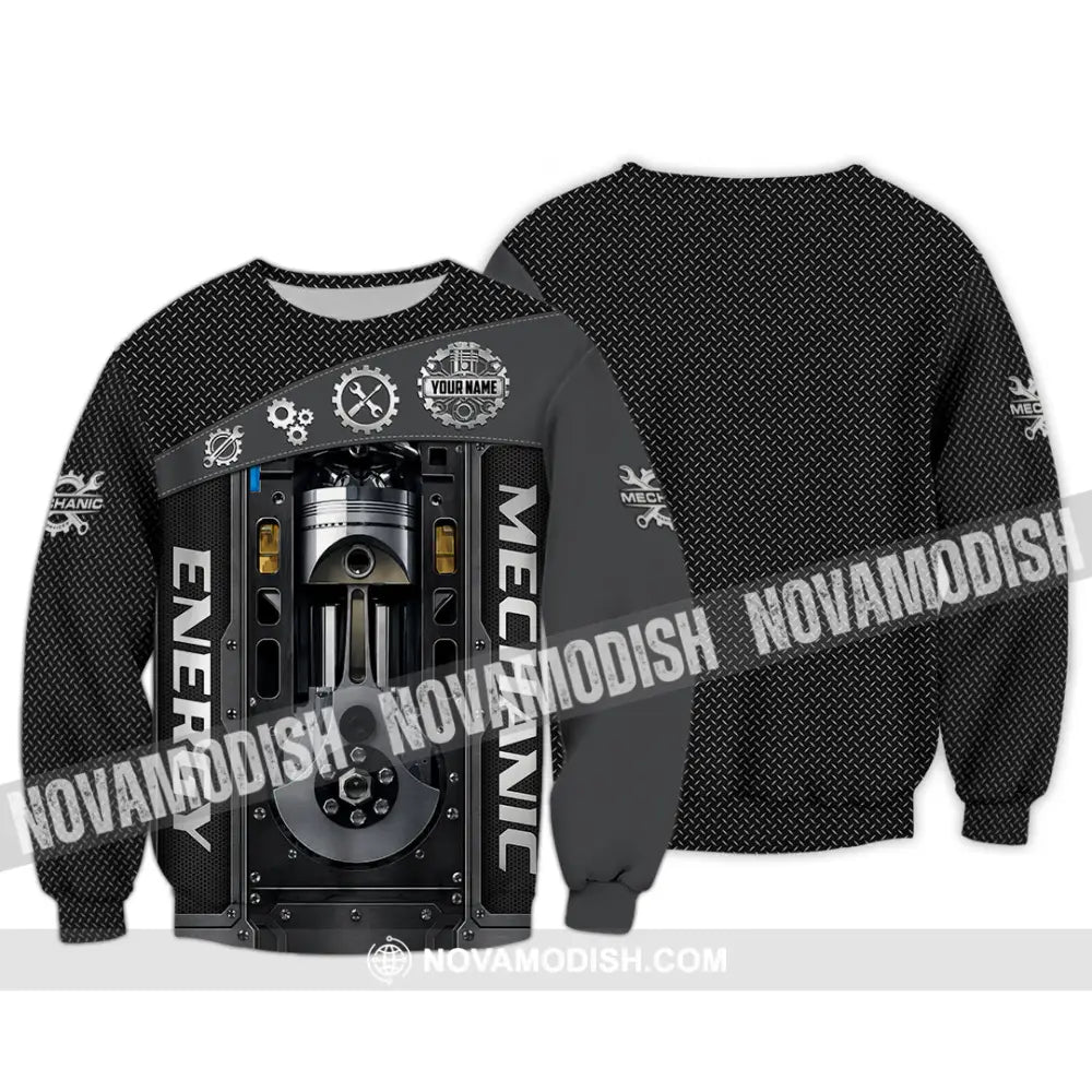 Unisex Shirt - Custom Mechanical Energy Shirt - Long Sleeve / S - T-shirt