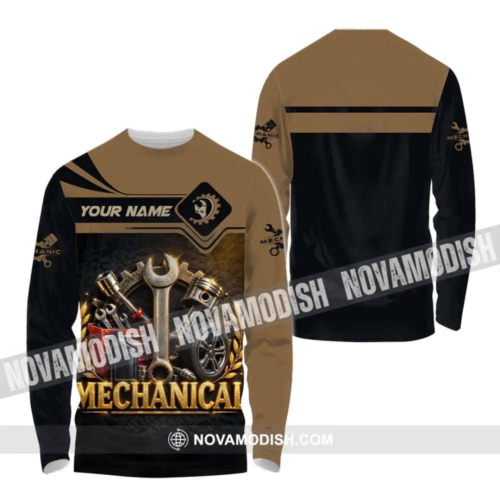 Unisex Shirt - Custom Mechanical Shirt - Long Sleeve Shirt / S - T-shirt