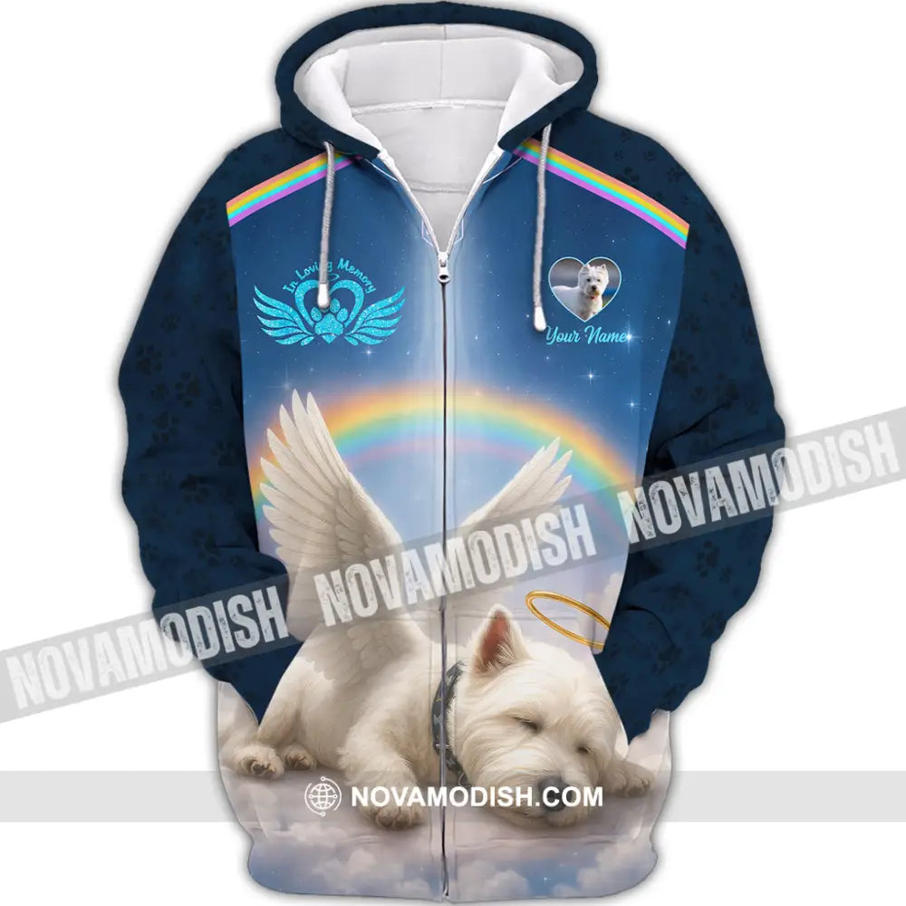 Unisex Shirt - Custom Memorial Pet Lover Shirt Zipper Hoodie / S T-shirt