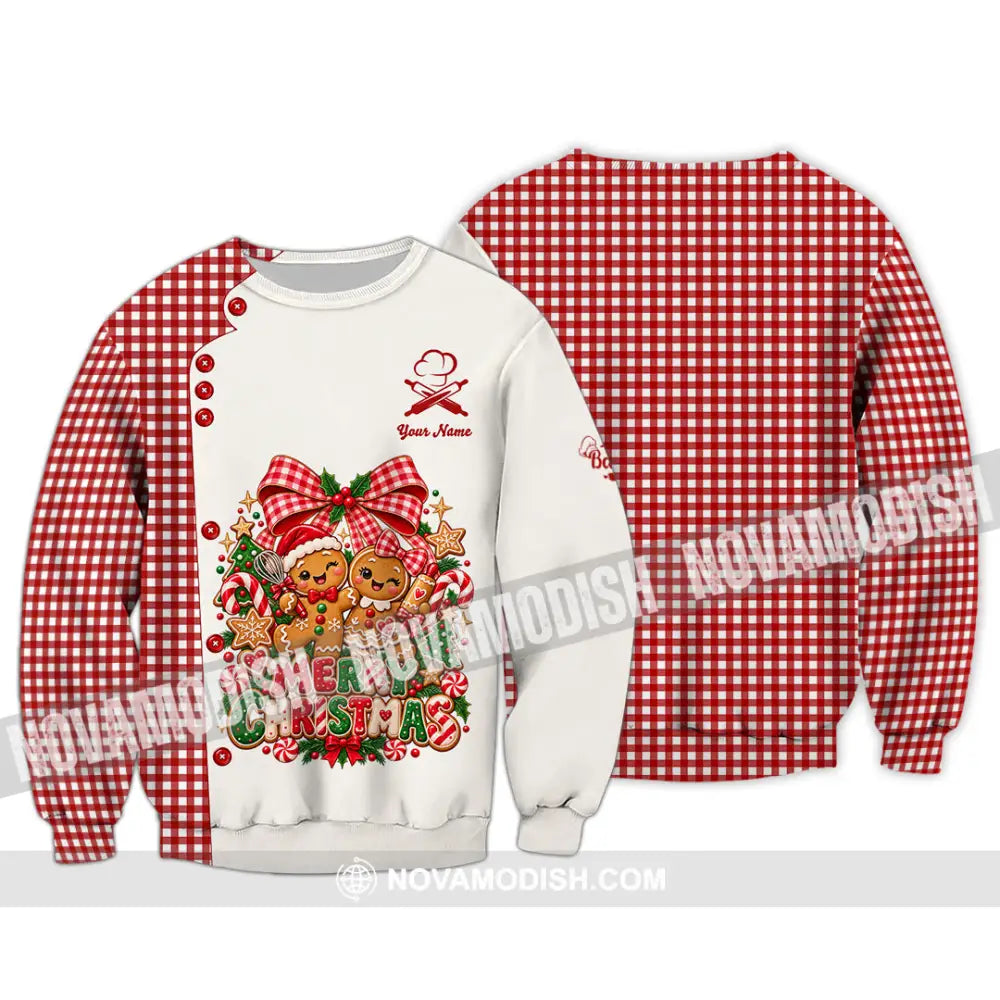 Unisex Shirt - Custom Merry Christmas Shirt - Long Sleeve / S - T-shirt