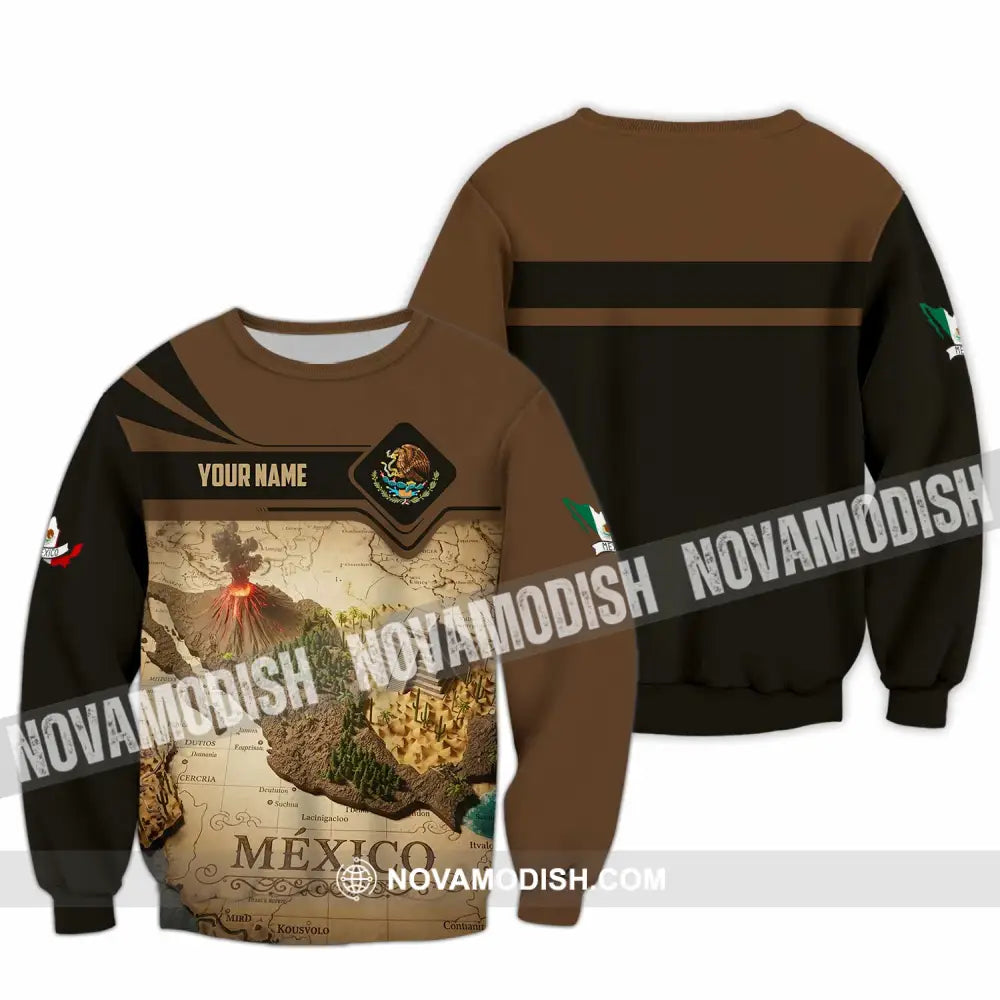 Unisex Shirt - Custom Mexico 3D Shirt Long Sleeve / S T-shirt