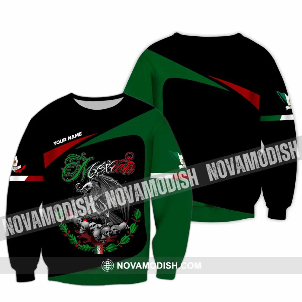 Unisex Shirt - Custom Mexico 3D Shirt Long Sleeve / S T-shirt