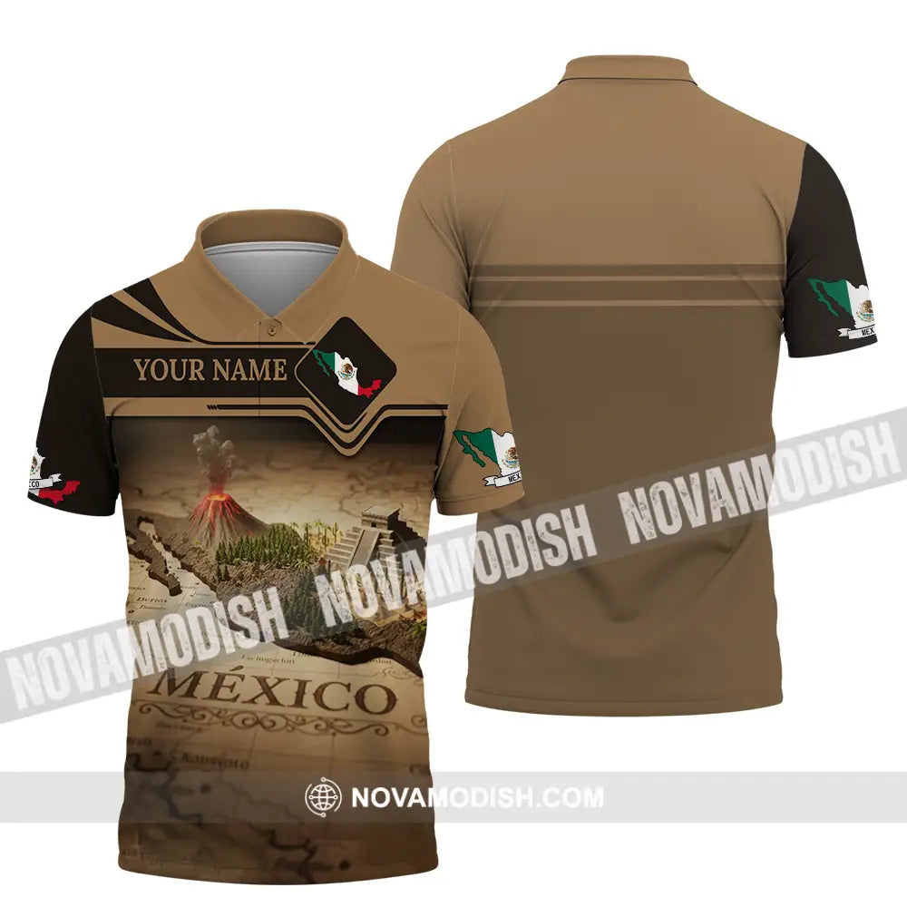 Unisex Shirt - Custom Mexico 3D Shirt Polo Shirt / S T-shirt