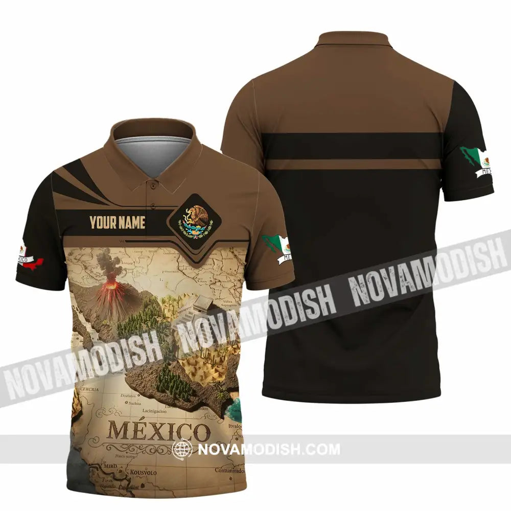 Unisex Shirt - Custom Mexico 3D Shirt Polo Shirt / S T-shirt