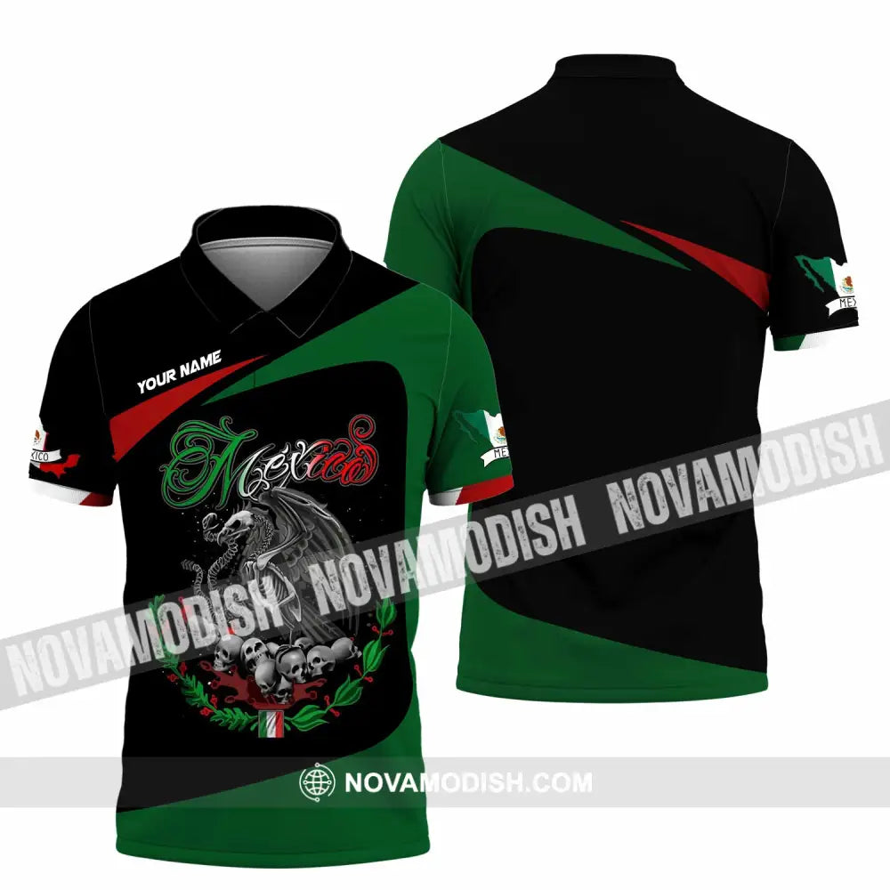 Unisex Shirt - Custom Mexico 3D Shirt Polo Shirt / S T-shirt