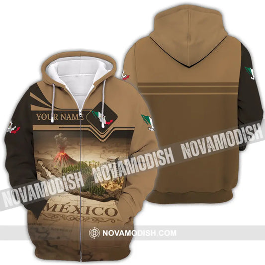 Unisex Shirt - Custom Mexico 3D Shirt Zipper Hoodie / S T-shirt