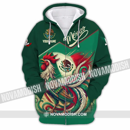 Unisex Shirt - Custom Mexico 3D Shirt Zipper Hoodie / S T-shirt