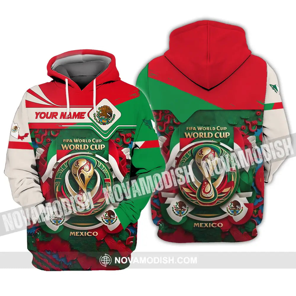 Unisex Shirt - Custom Mexico Fifa Club World Cup 2026 3D Shirt Hoodie / S T-shirt