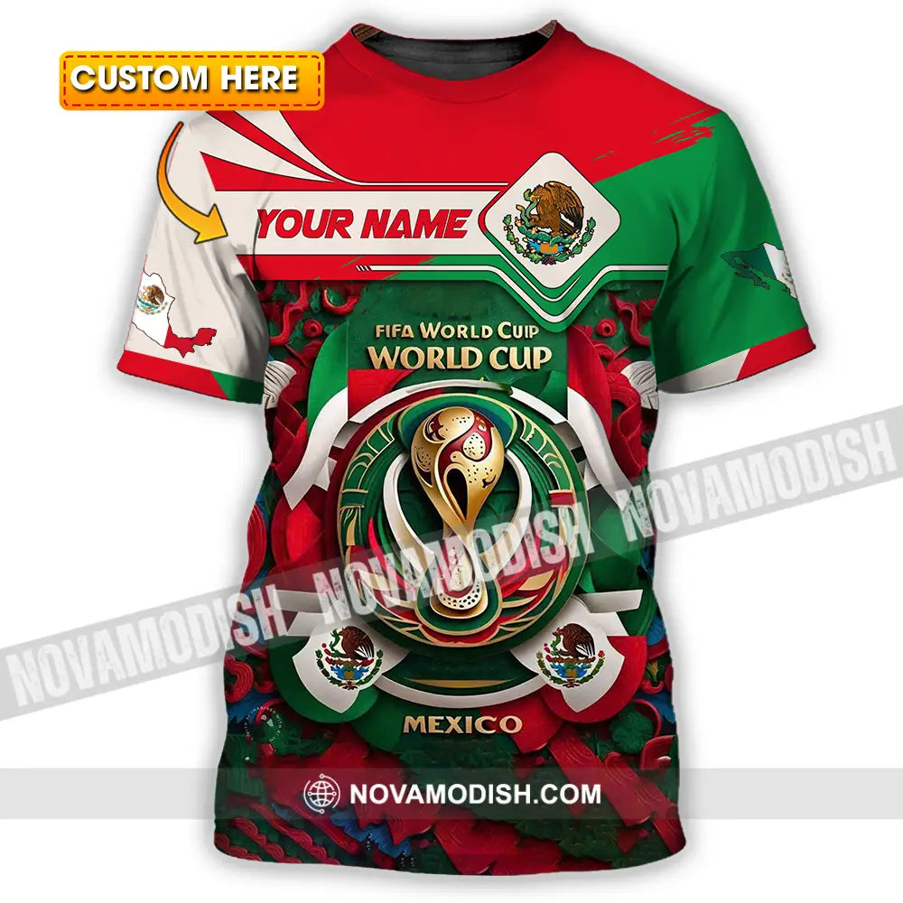Unisex Shirt - Custom Mexico Fifa Club World Cup 2026 3D Shirt T-shirt