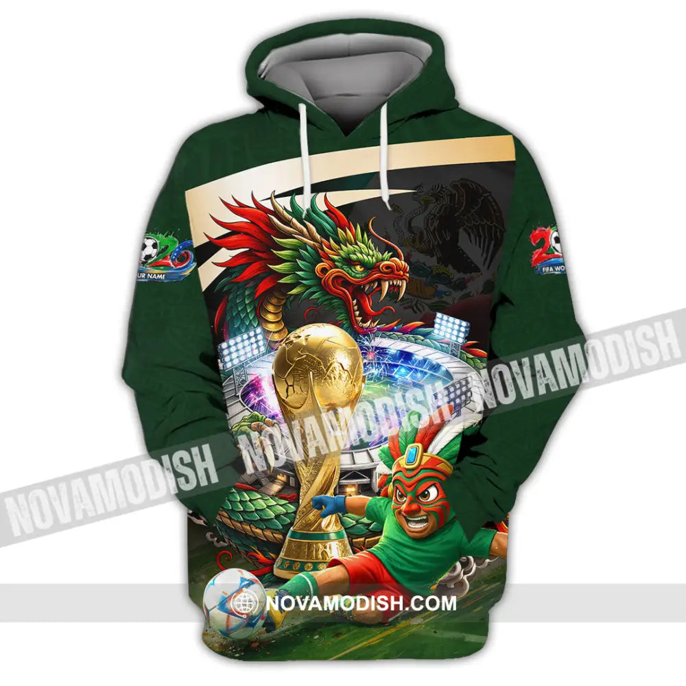 Unisex Shirt - Custom Mexico FIFA World Cup 2026 3D Shirt Hoodie / S T-shirt