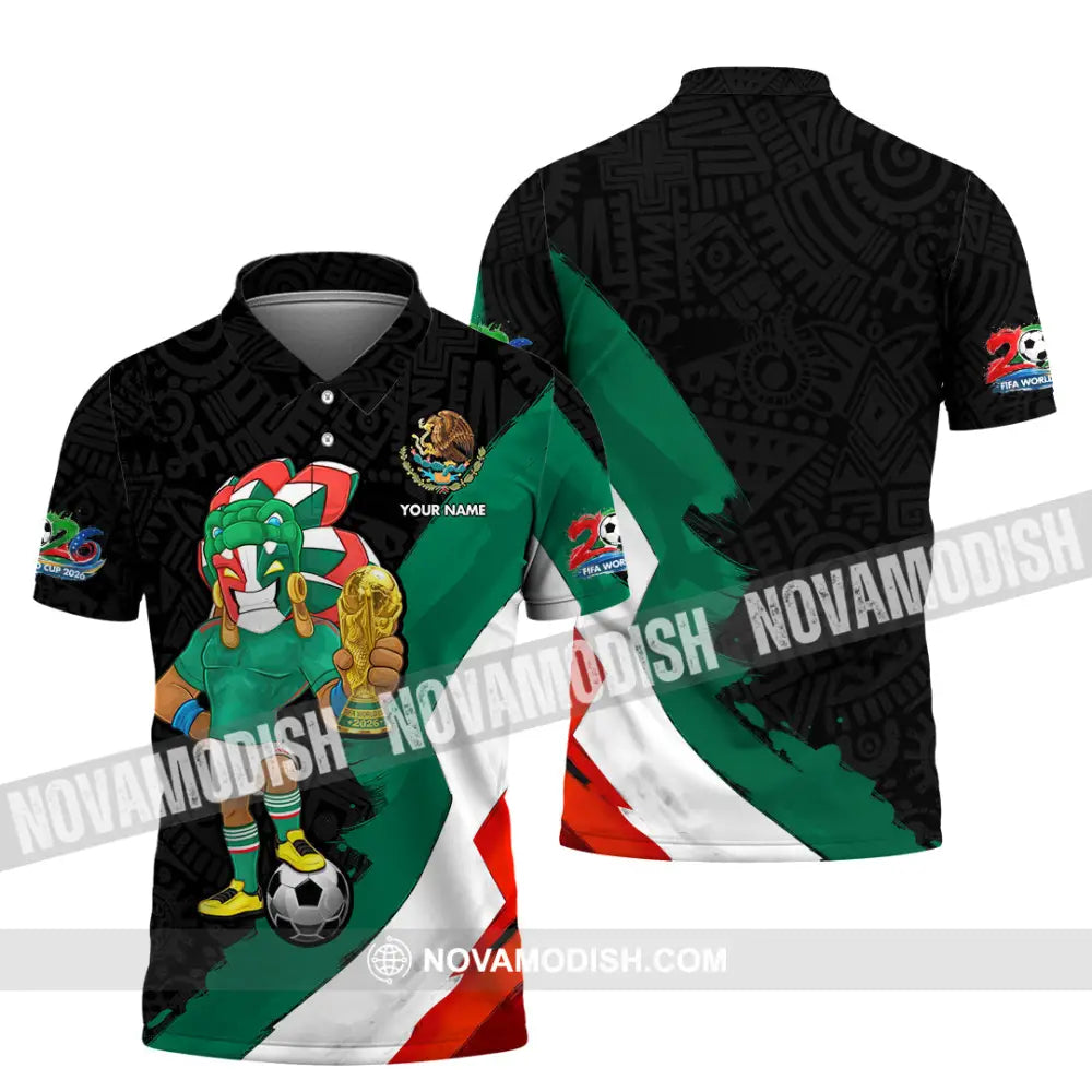 Unisex Shirt - Custom Mexico FIFA World Cup 2026 3D Shirt Polo Shirt / S T-shirt