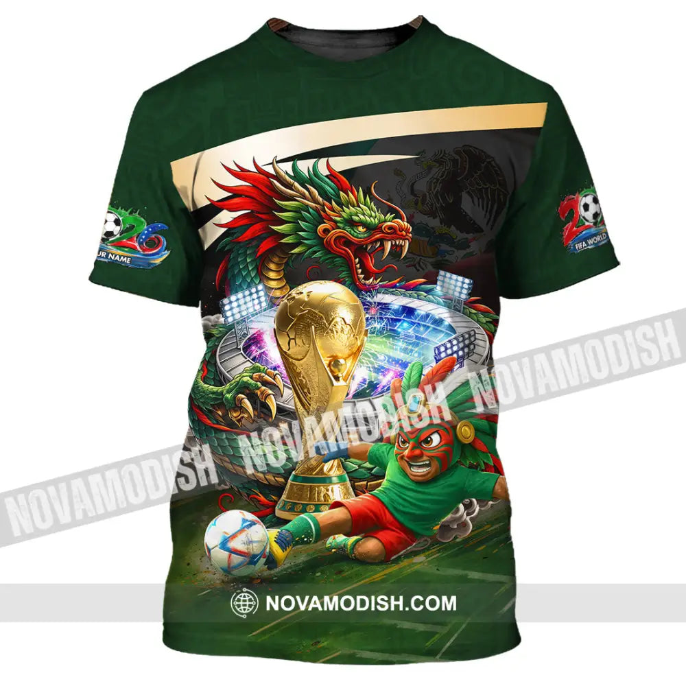 Unisex Shirt - Custom Mexico FIFA World Cup 2026 3D Shirt T-Shirt / S T-shirt