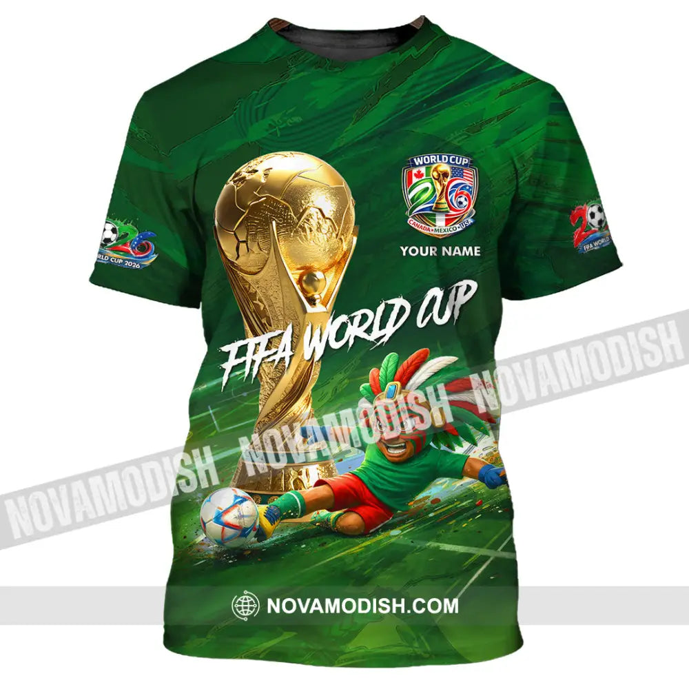 Unisex Shirt - Custom Mexico FIFA World Cup 2026 3D Shirt T-Shirt / S T-shirt