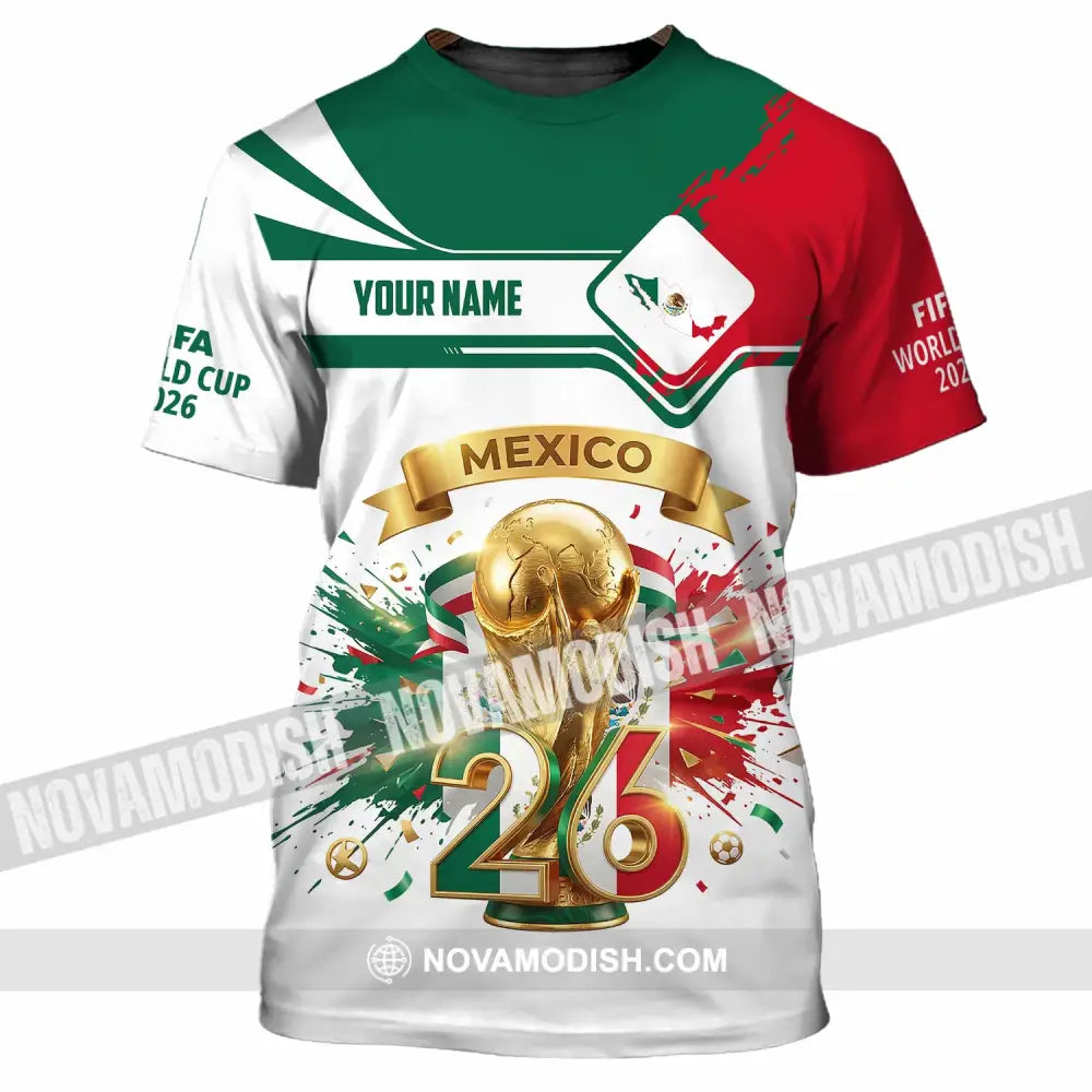 Unisex Shirt - Custom Mexico FIFA World Cup 2026 3D Shirt T-Shirt / S T-shirt