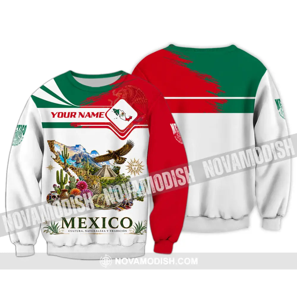 Unisex Shirt - Custom Mexico Shirt - Long Sleeve / S - T-shirt
