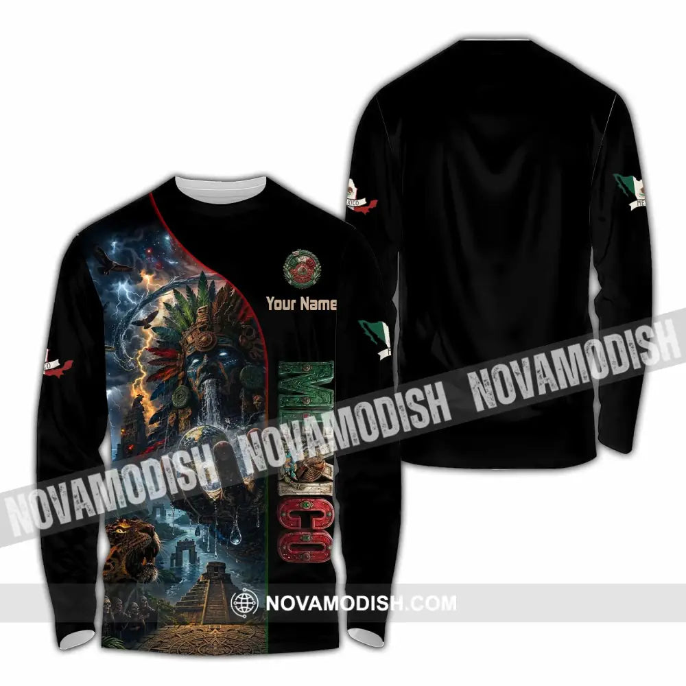Unisex Shirt - Custom Mexico Shirt - Long Sleeve Shirt / S - T-shirt