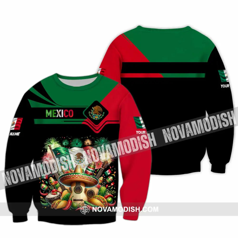 Unisex Shirt - Custom Mexico Shirt Long Sleeve / S T-shirt