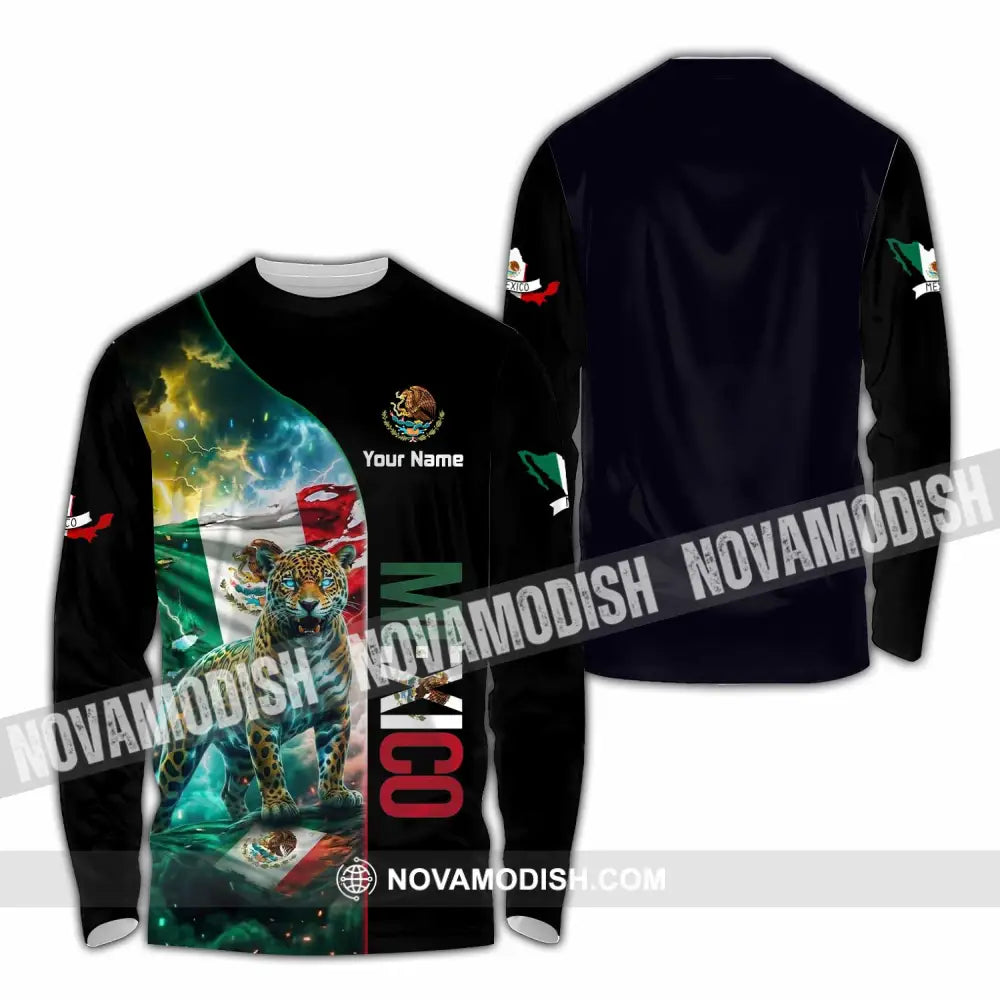 Unisex Shirt - Custom Mexico Shirt - Long Sleeve Shirt / S - T-shirt
