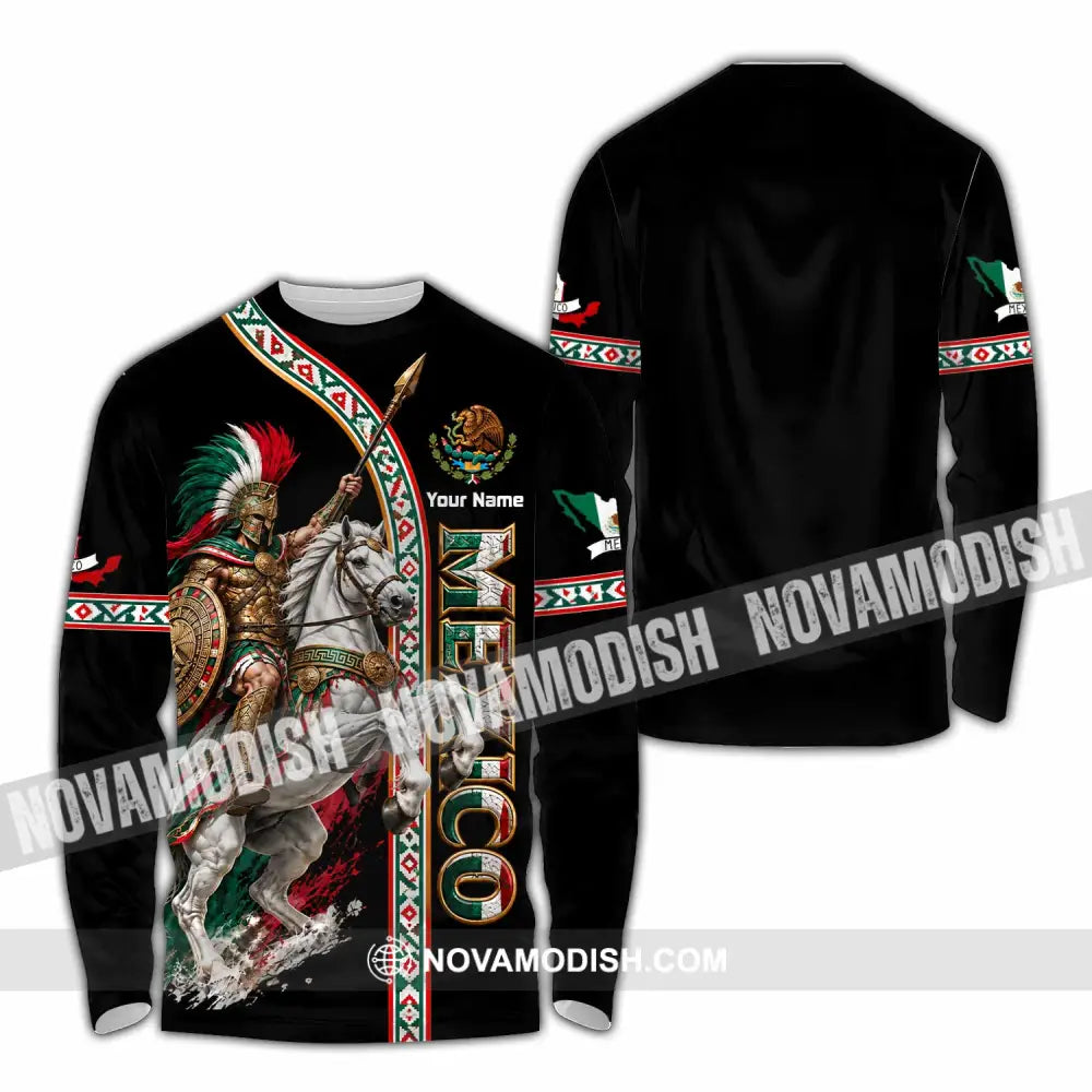 Unisex Shirt - Custom Mexico Shirt - Long Sleeve Shirt / S - T-shirt