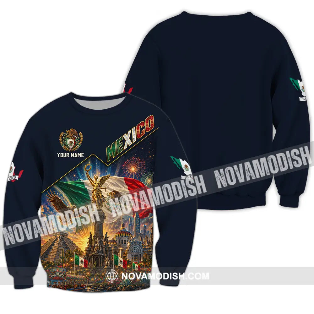 Unisex Shirt - Custom Mexico Shirt - Long Sleeve / S - T-shirt