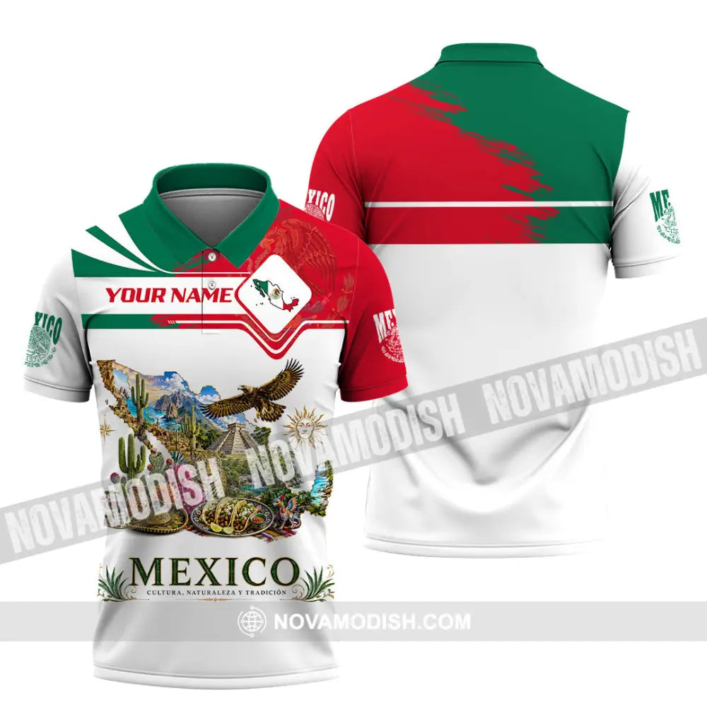 Unisex Shirt - Custom Mexico Shirt - Polo Shirt / S - T-shirt
