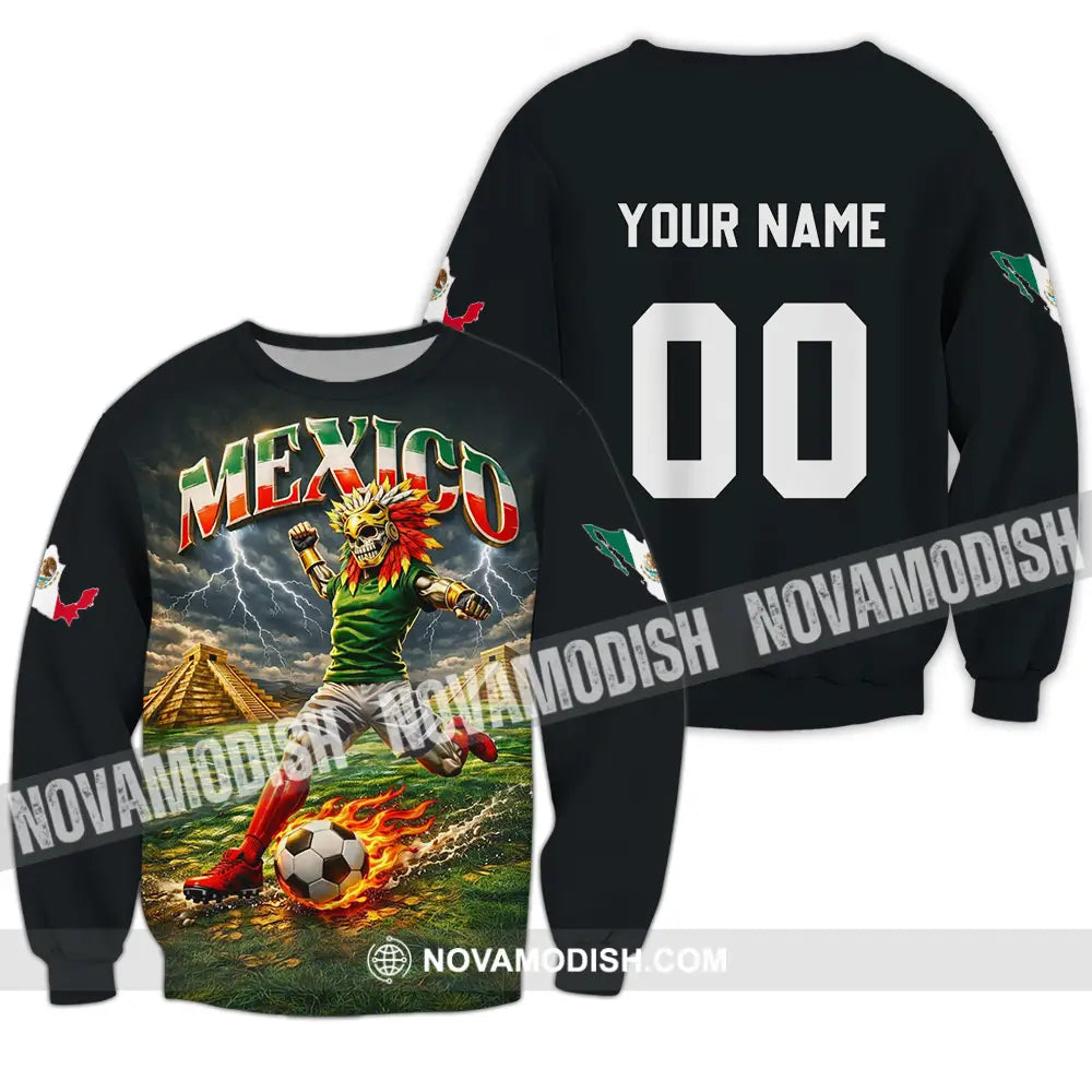 Unisex Shirt - Custom Mexico World Cup 2026 3D Shirt Long Sleeve / S T-shirt