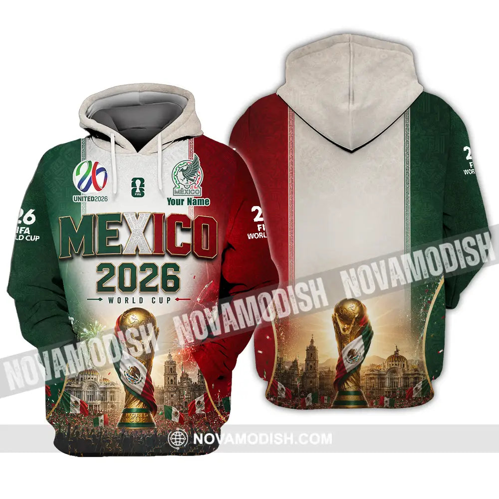 Unisex Shirt - Custom Mexico World Cup 2026 Shirt - Hoodie / S - T-shirt