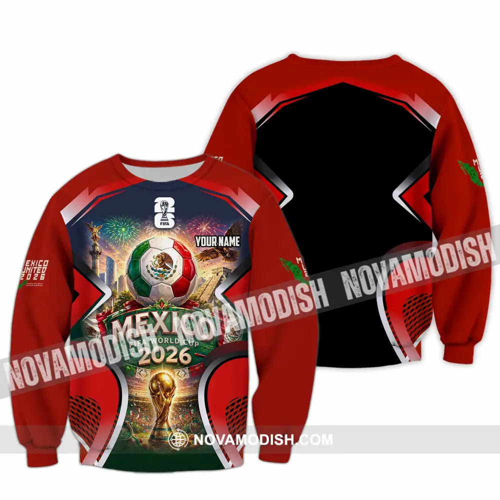 Unisex Shirt - Custom Mexico World Cup 2026 Shirt - Long Sleeve / S - T-shirt