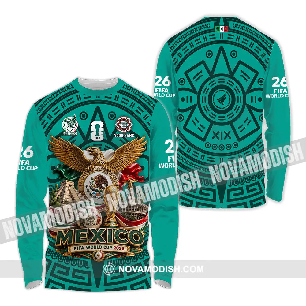 Unisex Shirt - Custom Mexico World Cup 2026 Shirt - Long Sleeve Shirt / S - T-shirt