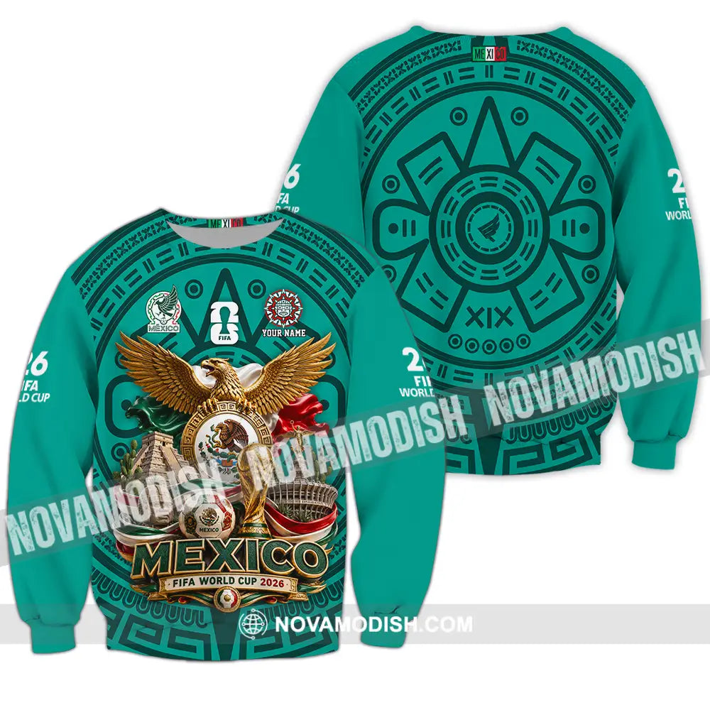 Unisex Shirt - Custom Mexico World Cup 2026 Shirt - Long Sleeve / S - T-shirt