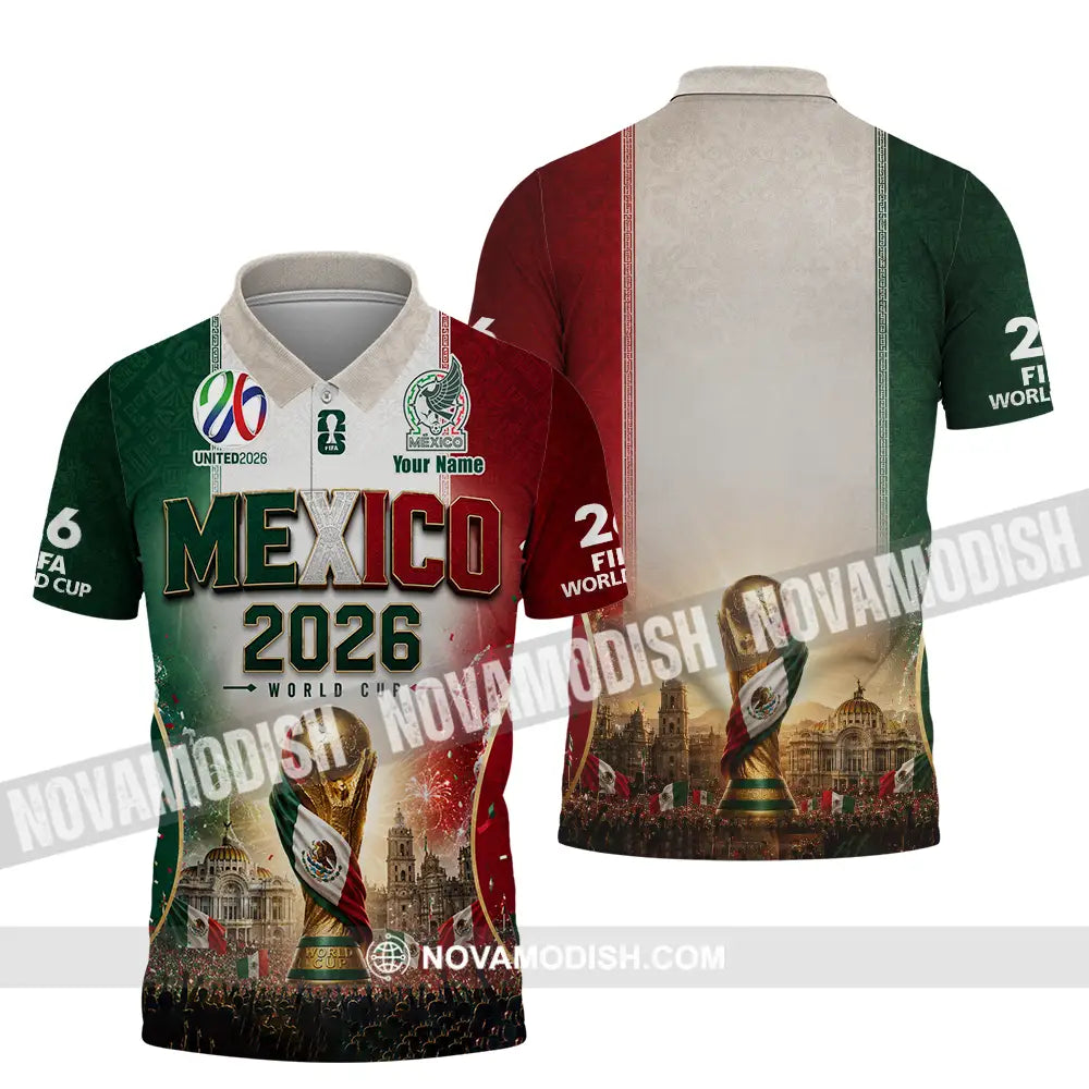 Unisex Shirt - Custom Mexico World Cup 2026 Shirt - Polo Shirt / S - T-shirt