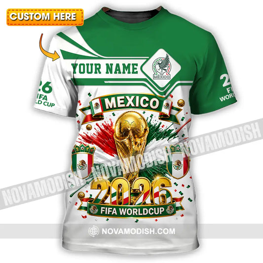 Unisex Shirt - Custom Mexico World Cup 2026 Shirt - T-shirt