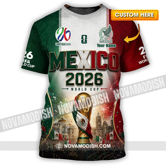 Unisex Shirt - Custom Mexico World Cup 2026 Shirt - T-shirt