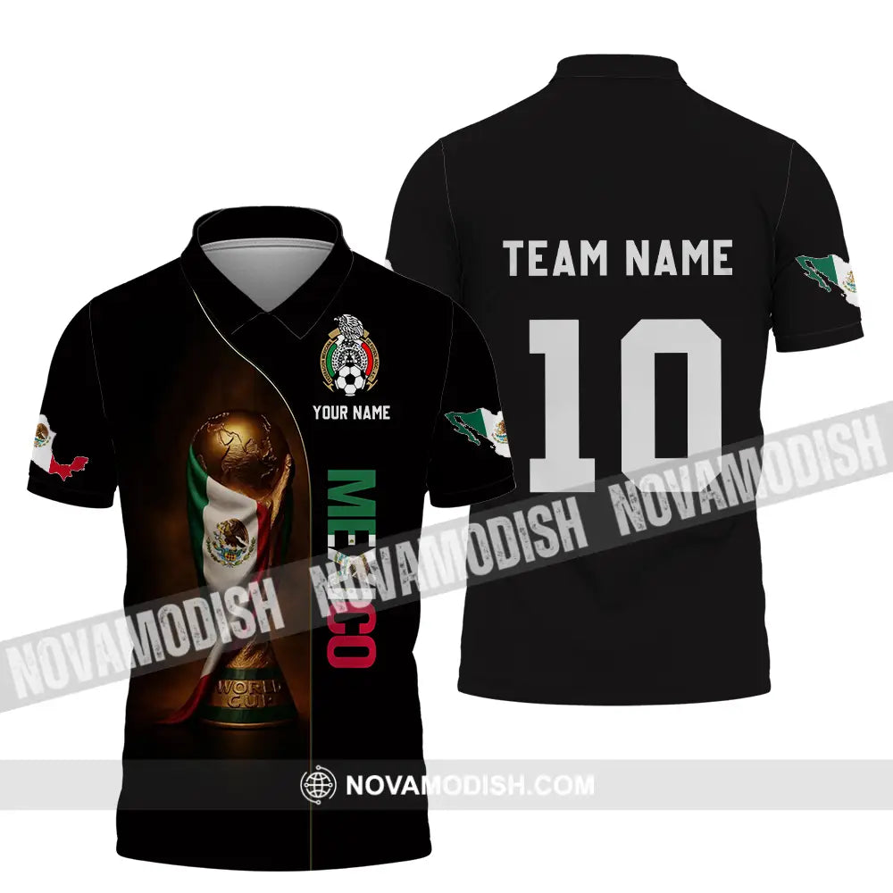Unisex Shirt - Custom Mexico World Cup 3D Shirt Polo Shirt / S T-shirt