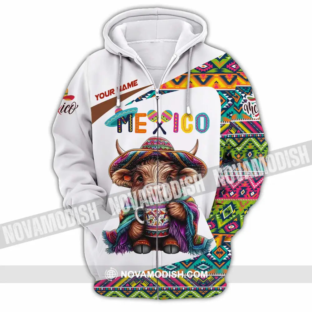 Unisex Shirt - Custom Mexico Shirt Zipper Hoodie / S T-shirt