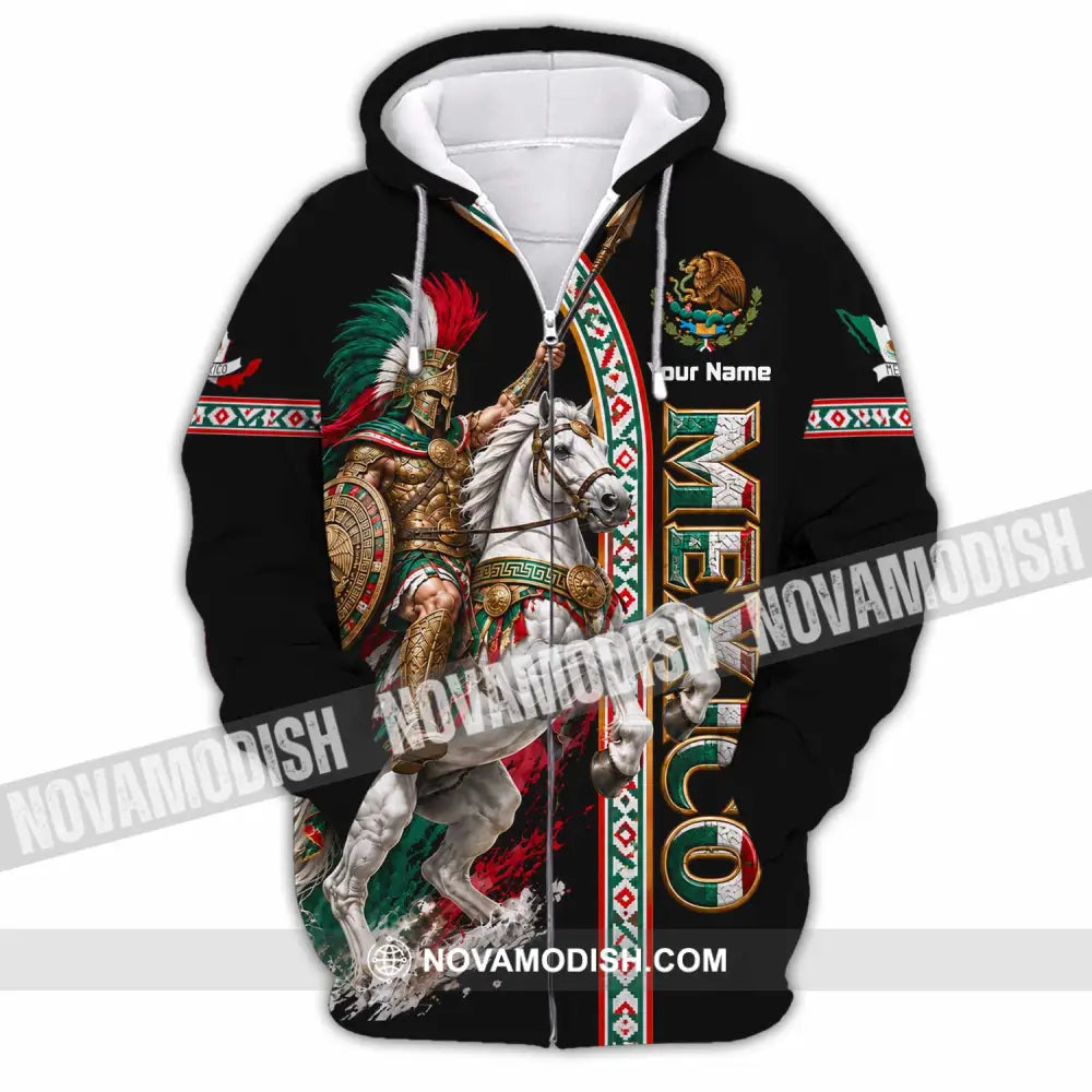 Unisex Shirt - Custom Mexico Shirt - Zipper Hoodie / S - T-shirt
