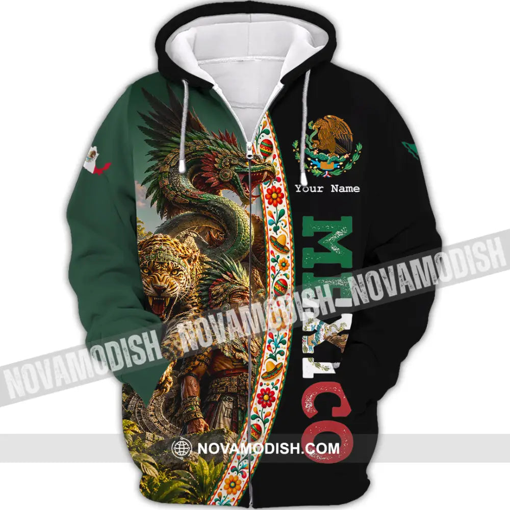 Unisex Shirt - Custom Mexico Shirt - Zipper Hoodie / S - T-shirt